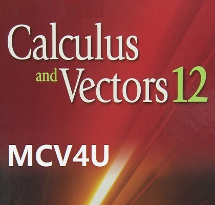 MCV4U Calculus and Vectors 12